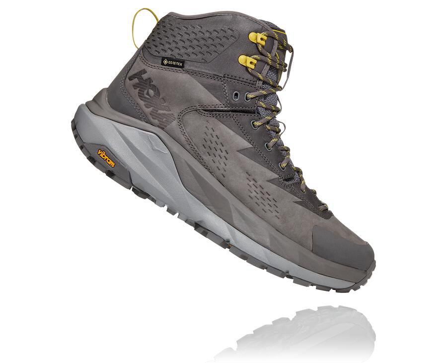 Hoka One One Kaha Gore-Tex Vandringsskor Herr - Grå - KBMDY-9762